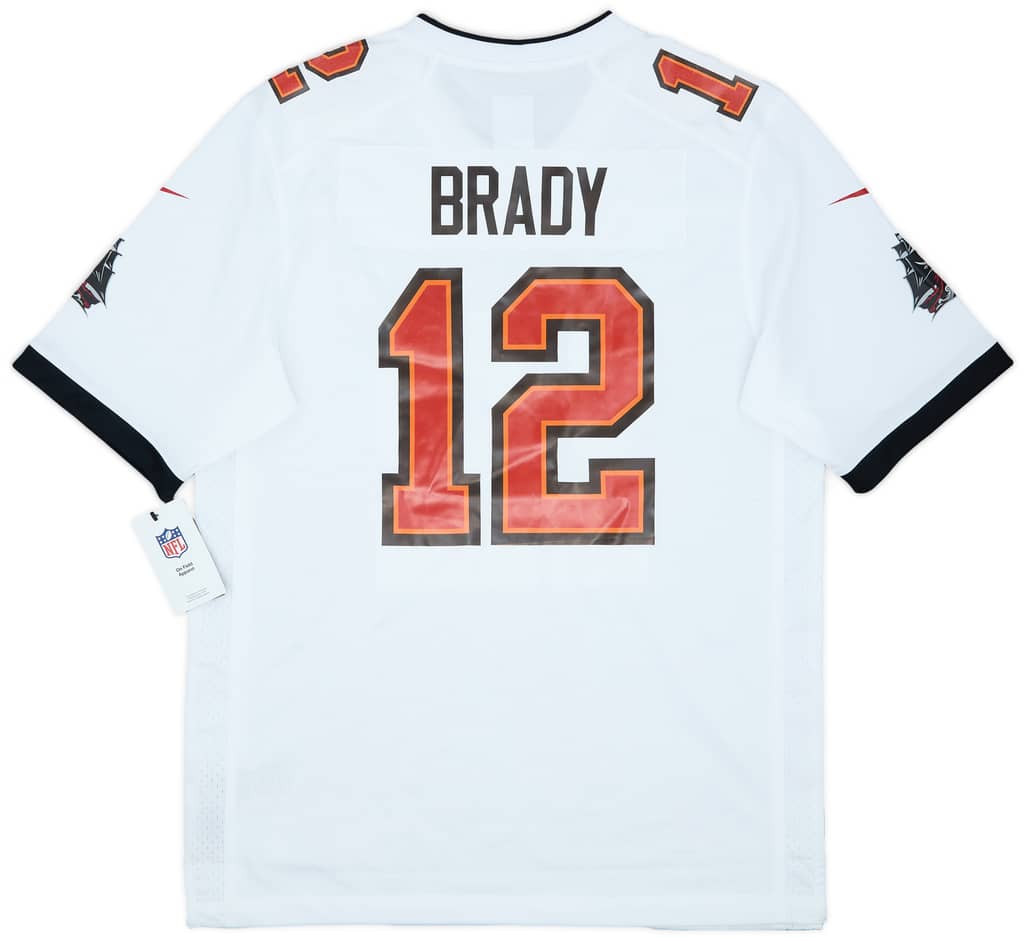 2020-22 Tampa Bay Buccaneers Brady #12 Nike Game Away Jersey (M)