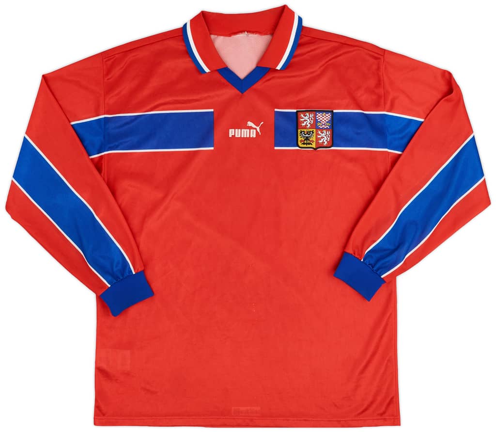 1998-00 Czech Republic Home L/S Shirt - 8/10 - (XL)