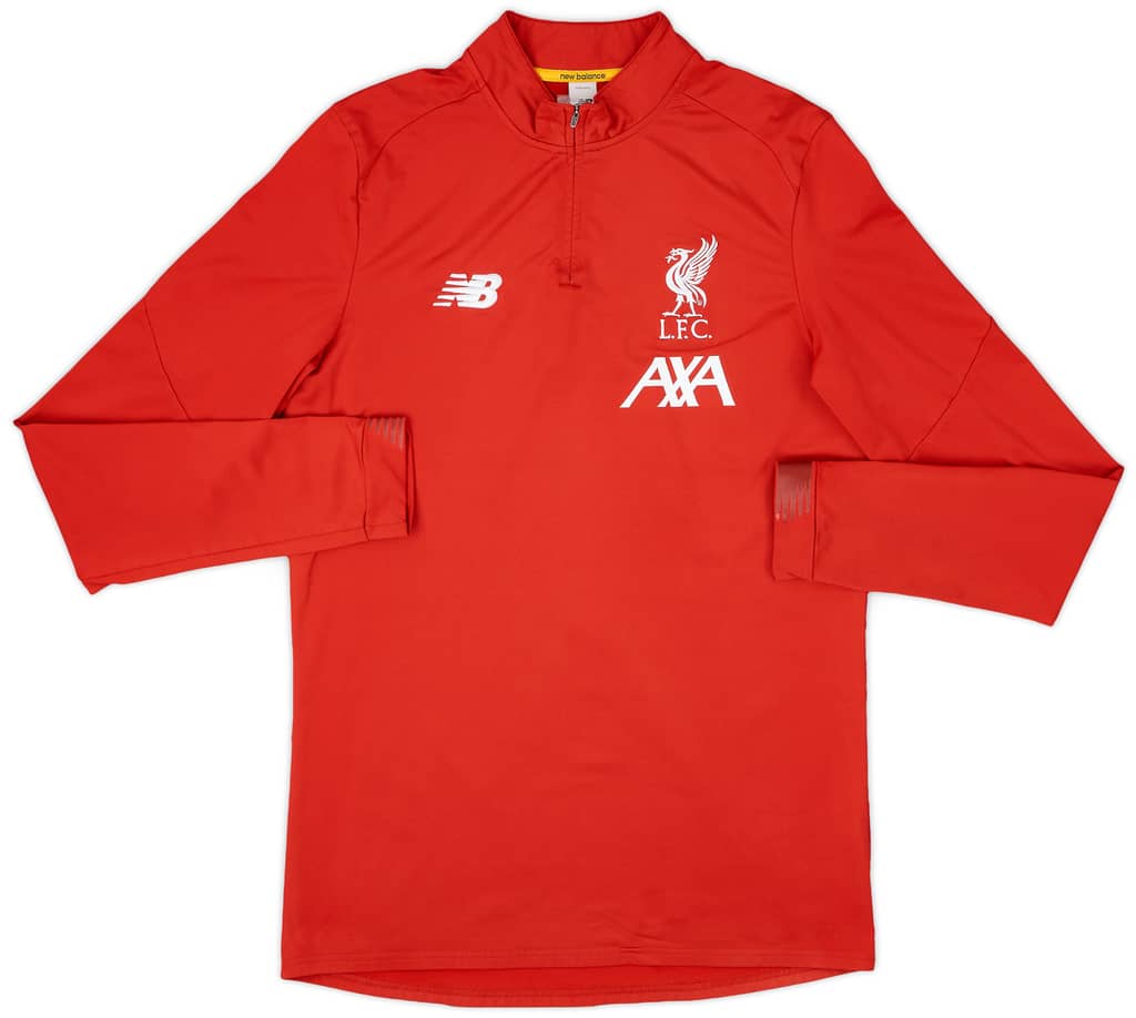 2018-19 Liverpool New Balance 1/4 Zip Training Top - 5/10 - (M)