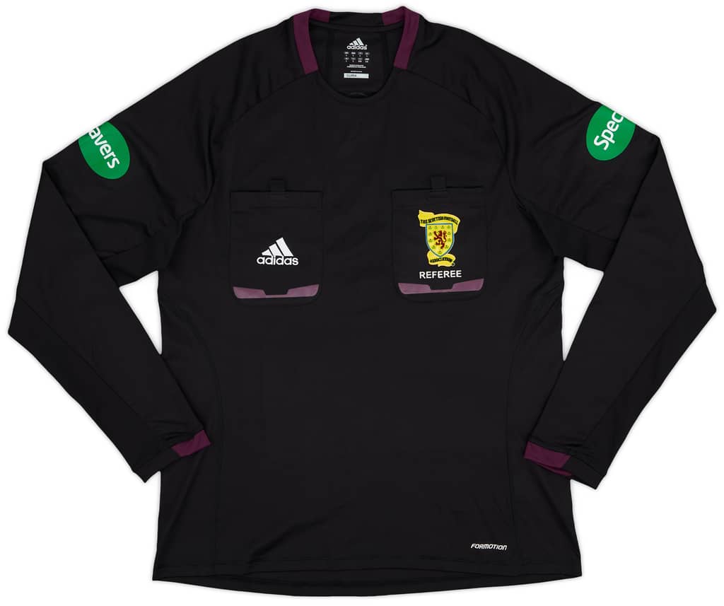 2012-13 Scotland adidas Referee L/S Shirt - 9/10 - (L)