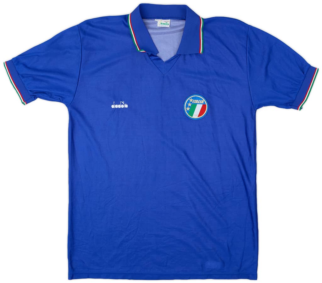 1986-91 Italy Home Shirt - 9/10 - (XL)