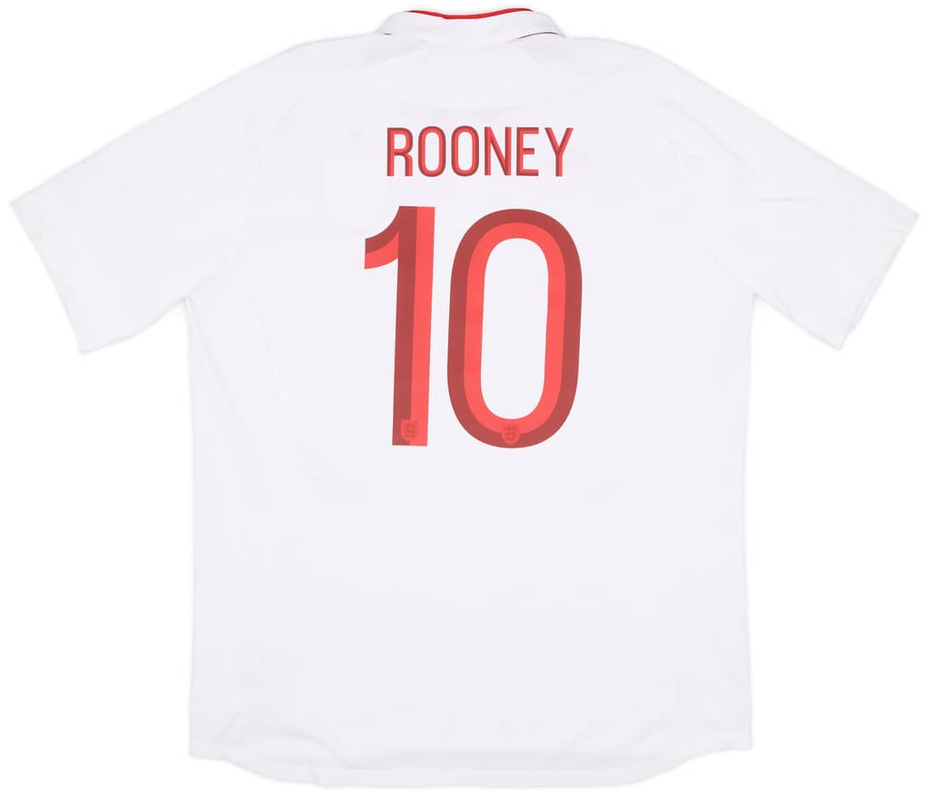 2012-13 England Home Shirt Rooney #10 (XL)