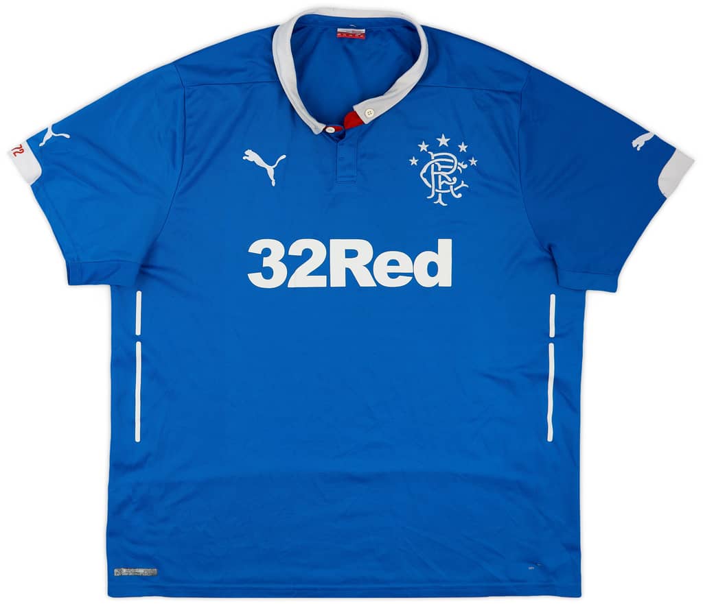 2014-15 Rangers Home Shirt - 8/10 - (XXL)