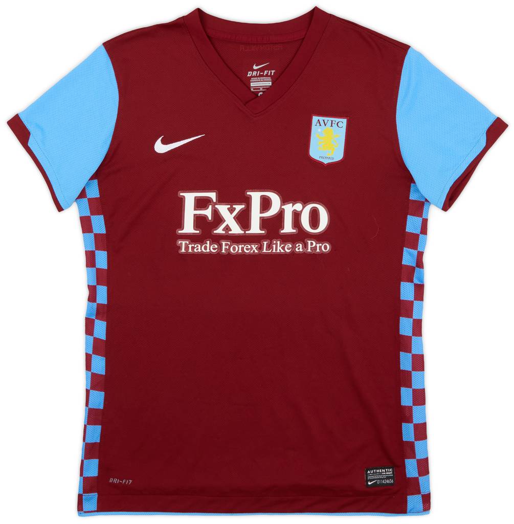 2010-11 Aston Villa Home Shirt - 8/10 - (Women's M)