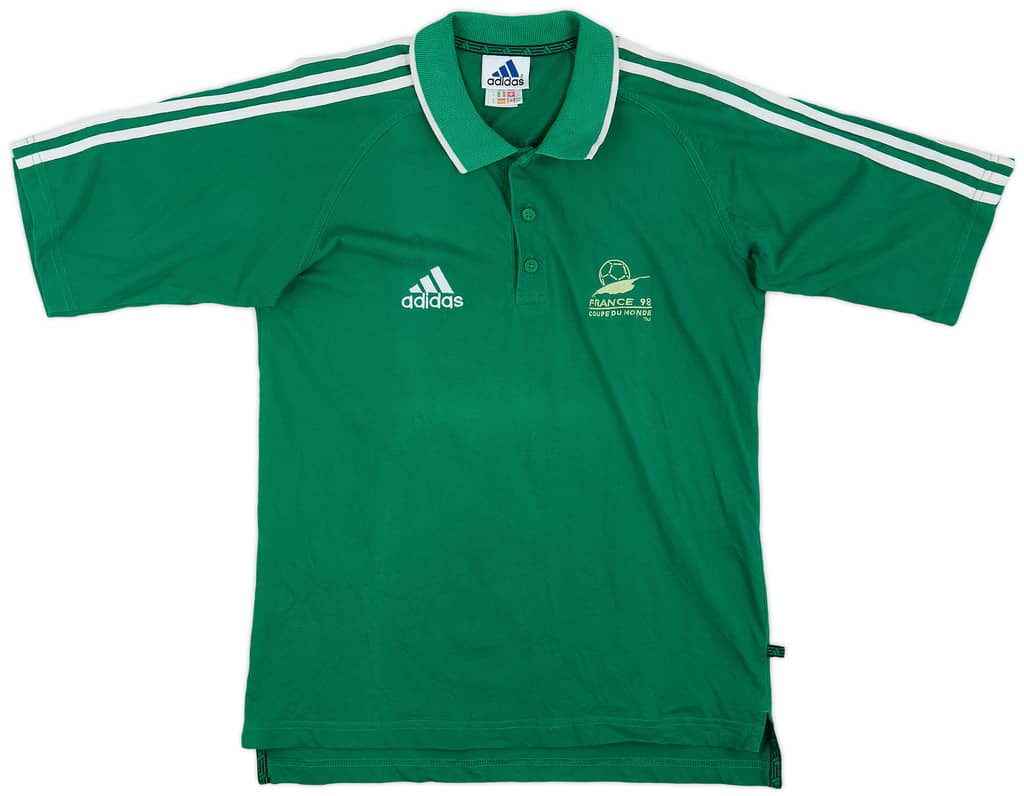 1998 France adidas Coupe Du Monde Polo Shirt - 7/10 - (S)