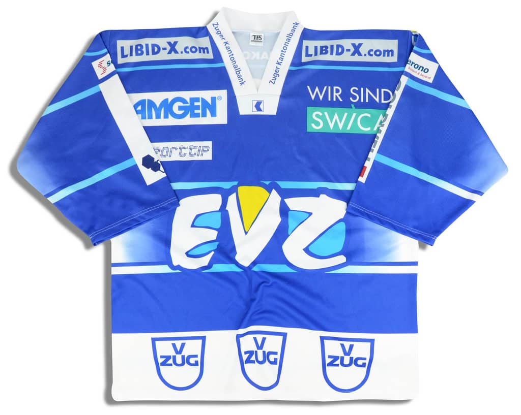 2005-06 EV Zug TFS Jersey (Home) L