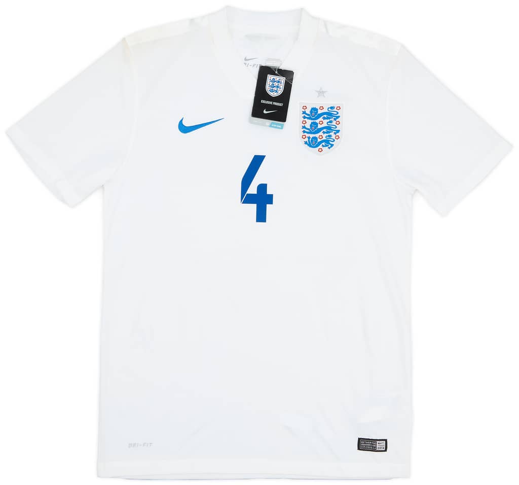 2014-15 England Home Shirt Gerrard #4 (S)