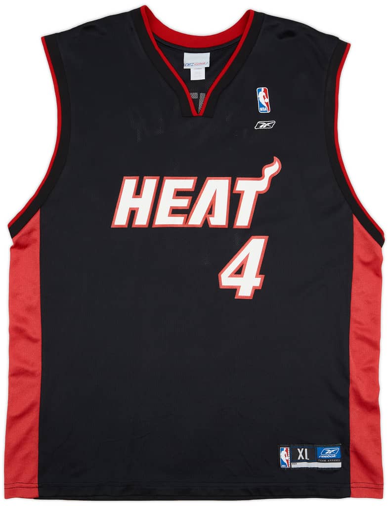 2002-04 Miami Heat C. Butler #4 Reebok Away Jersey - 7/10 - (XL)