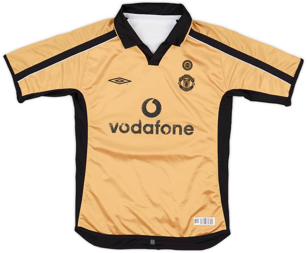 2001-02 Manchester United Centenary Away/Third Shirt - 6/10 - (S.Boys)