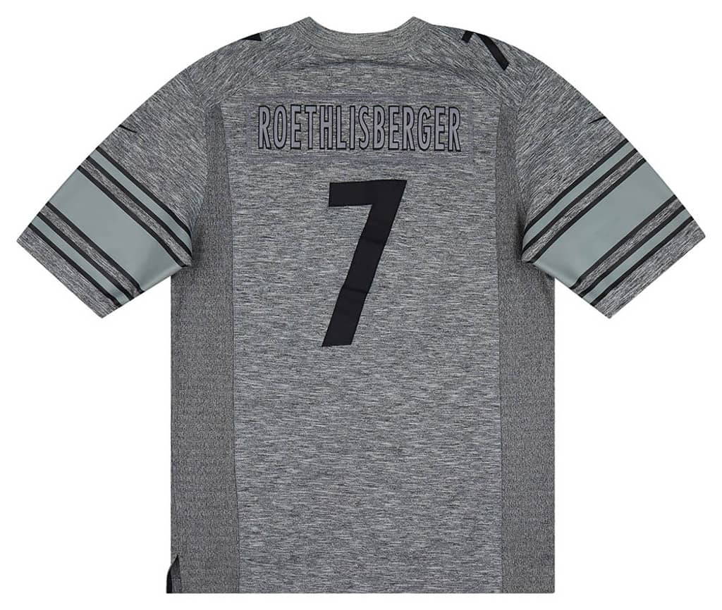 2015 Pittsburgh Steelers Roethlisberger #7 Nike Limited Jersey (Alternate) M