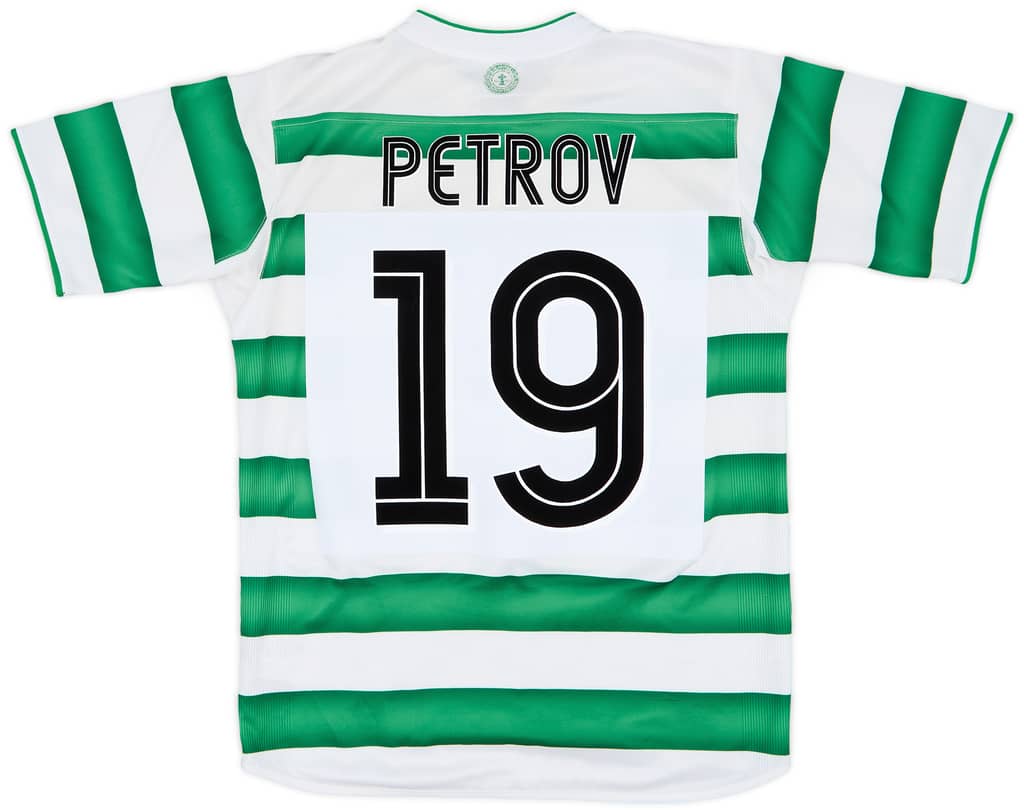 2003-04 Celtic Home Shirt Petrov #19 - 6/10 - (S)