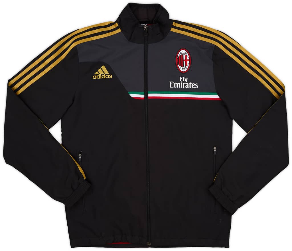 2013-14 AC Milan adidas Track Jacket - 8/10 - (S)