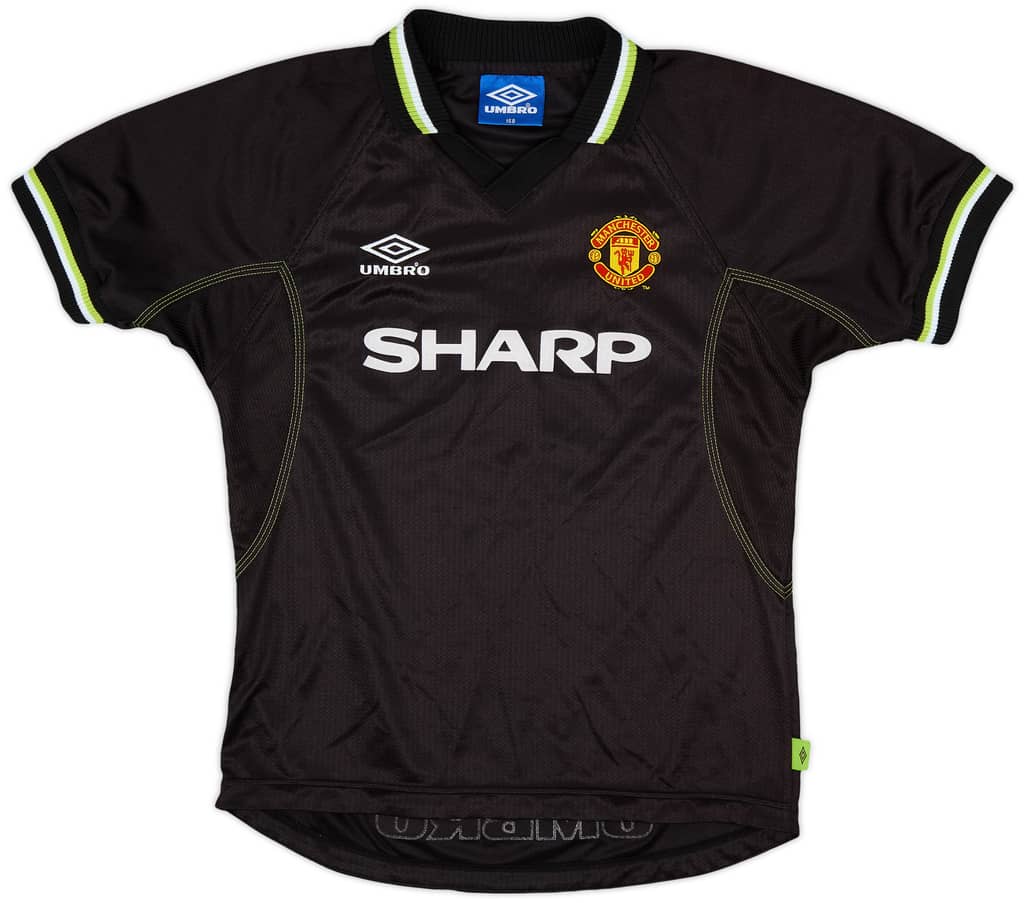 1998-99 Manchester United Third Shirt - 9/10 - (L.Boys)