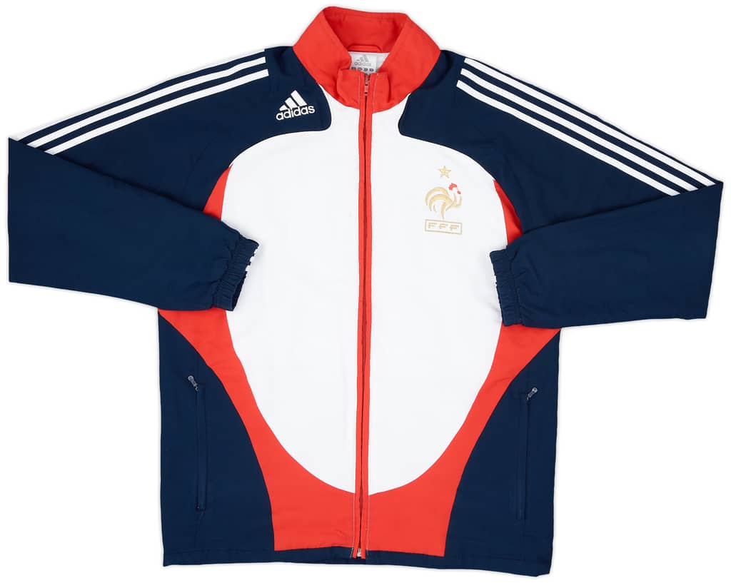 2007-08 France adidas Track Jacket - 5/10 - (M/L)