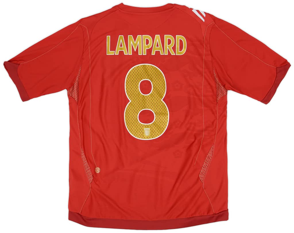 2006-08 England Away Shirt Lampard #8 - 8/10 - (L)