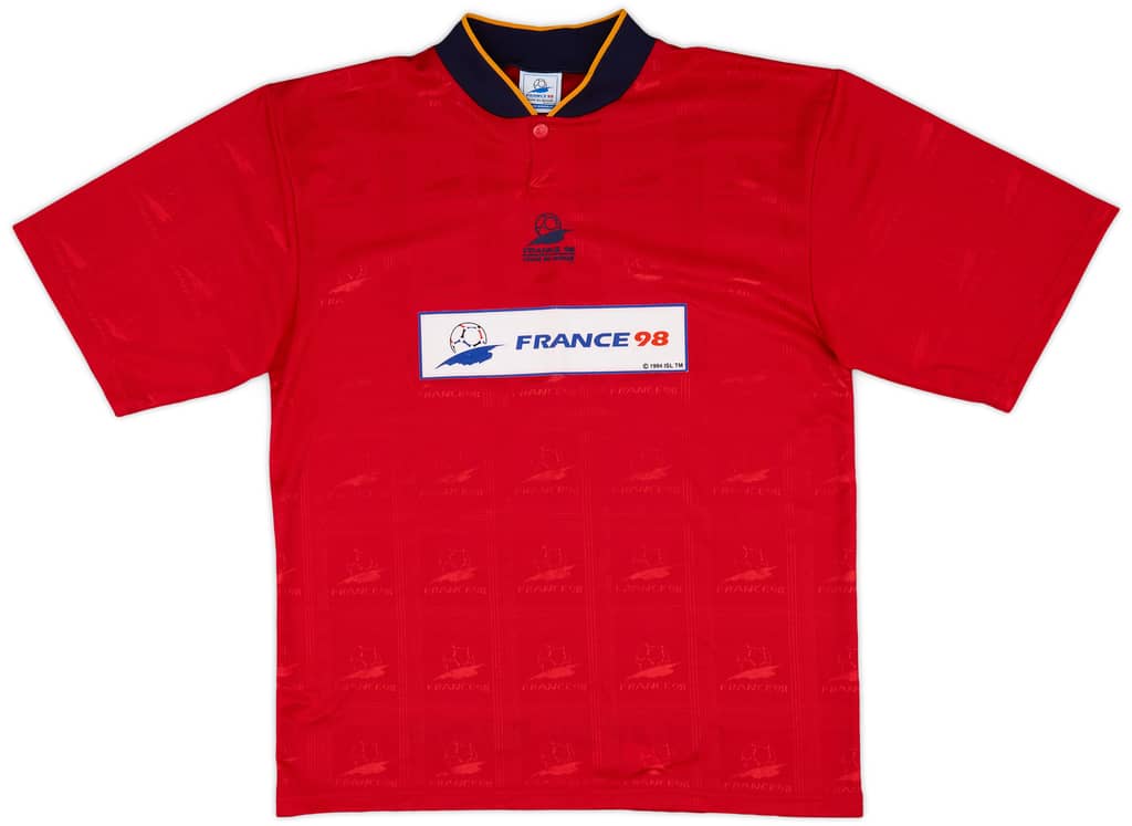 1998 France 98 Coupe De Monde Training Shirt - 10/10 - (L)