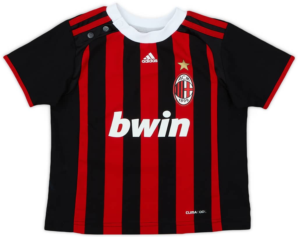2009-10 AC Milan Home Shirt - 8/10 - (18-24 Months)