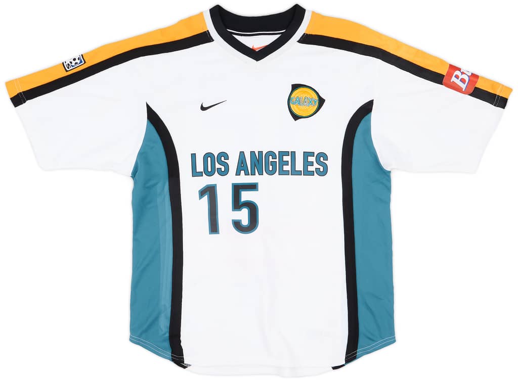 2000-01 LA Galaxy Match Issue Away Shirt Hernandez #15