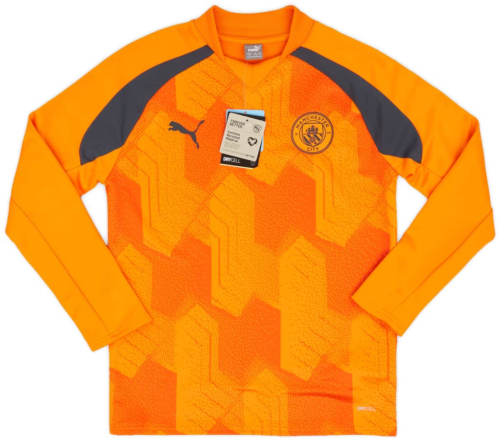 2023-24 Manchester City Puma Pre-Match Sweat Top (KIDS)