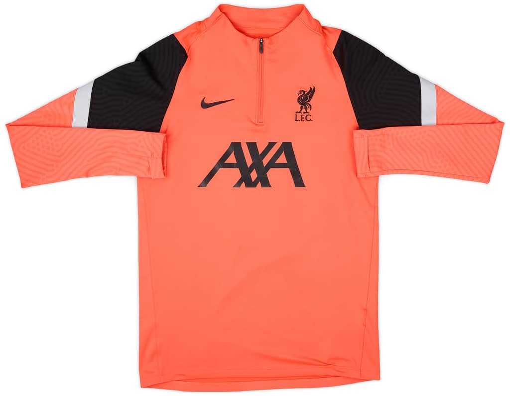 2020-21 Liverpool Nike 1/4 Zip Drill Top - 7/10 - (S)