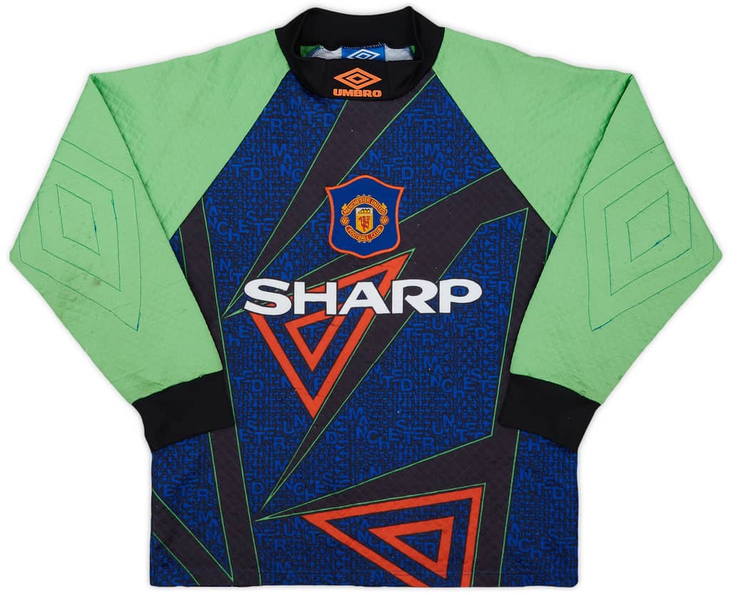 1994-96 Manchester United GK Shirt - 6/10 - (Y)