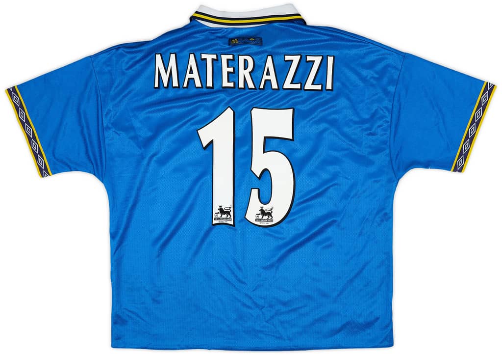1997-99 Everton Home Shirt Materazzi #15 - 6/10 - (XXL)