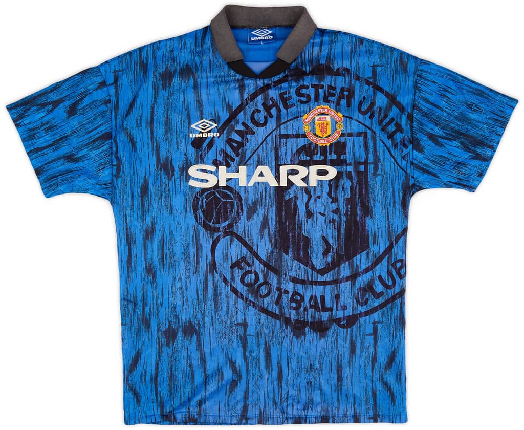 1992-93 Manchester United Away Shirt - 7/10 - (L)