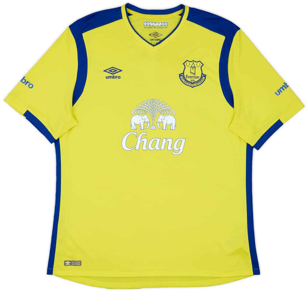 2016-17 Everton Third Shirt Baines #3 - 6/10 - (XXL)