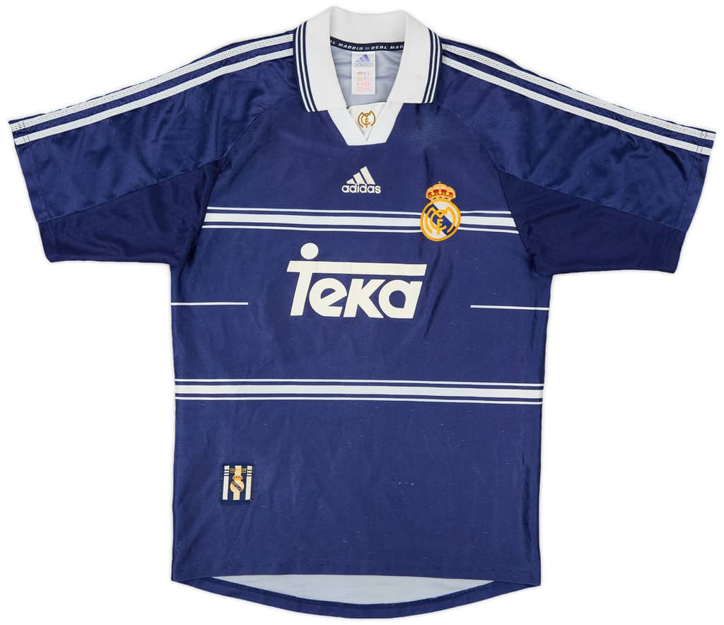 1998-99 Real Madrid Away Shirt Raul #7 - 5/10 - (S)