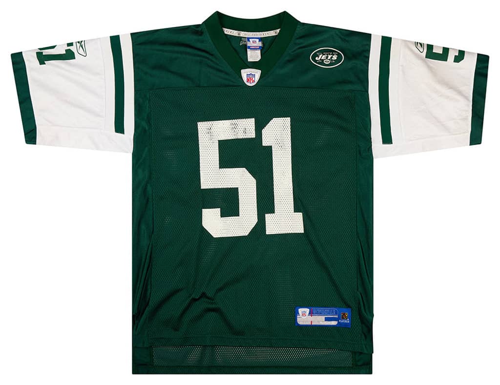 2004 New York Jets J. Vilma #51 Reebok On Field Jersey (Home) M