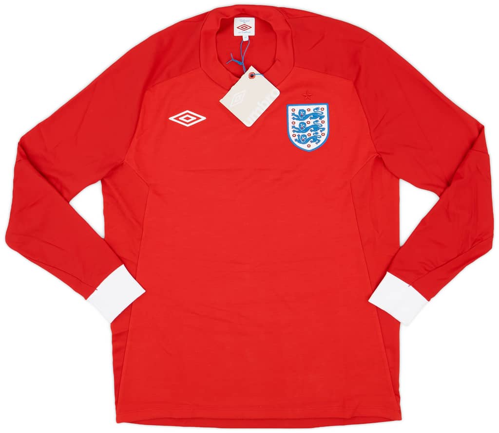 2010-11 England Away L/S Shirt (L)