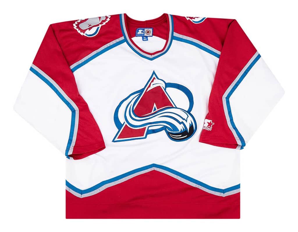 1996-99 Colorado Avalanche Starter Jersey (Home) XL