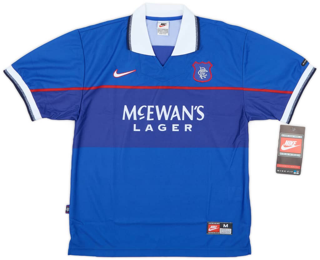 1997-99 Rangers Home Shirt Gascoigne #8 (M)