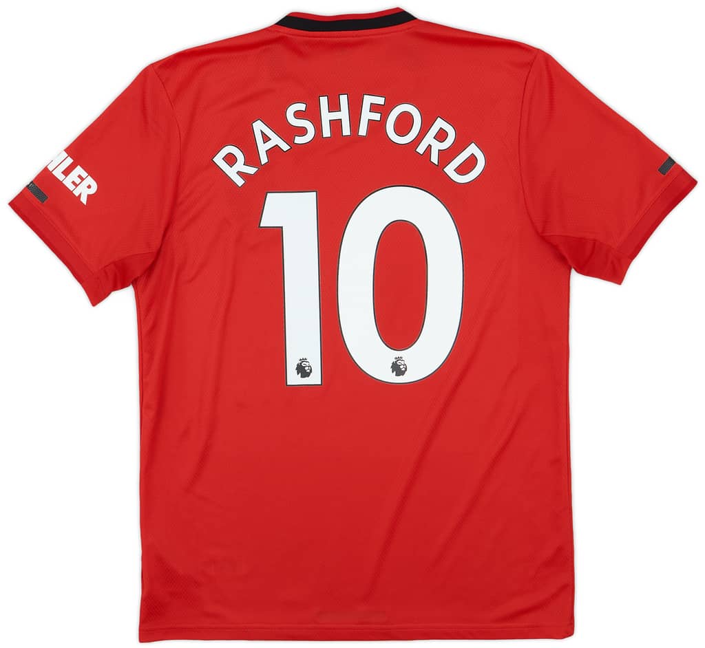2019-20 Manchester United Home Shirt Rashford #10 - 6/10 - (M)
