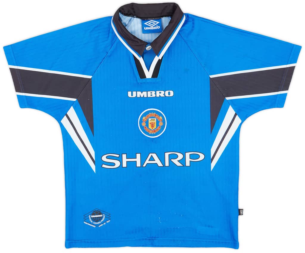 1996-98 Manchester United Third Shirt - 6/10 - (L.Boys)