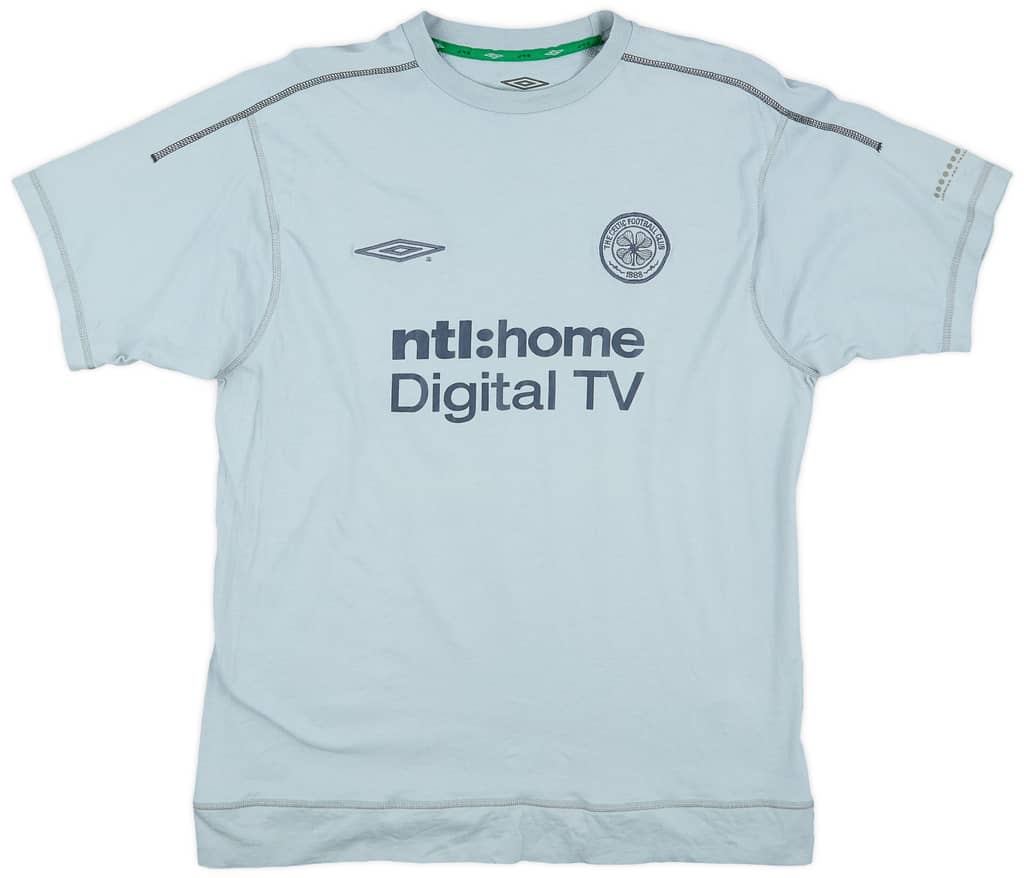 2002-03 Celtic Umbro Cotton Tee - 9/10 - (L)