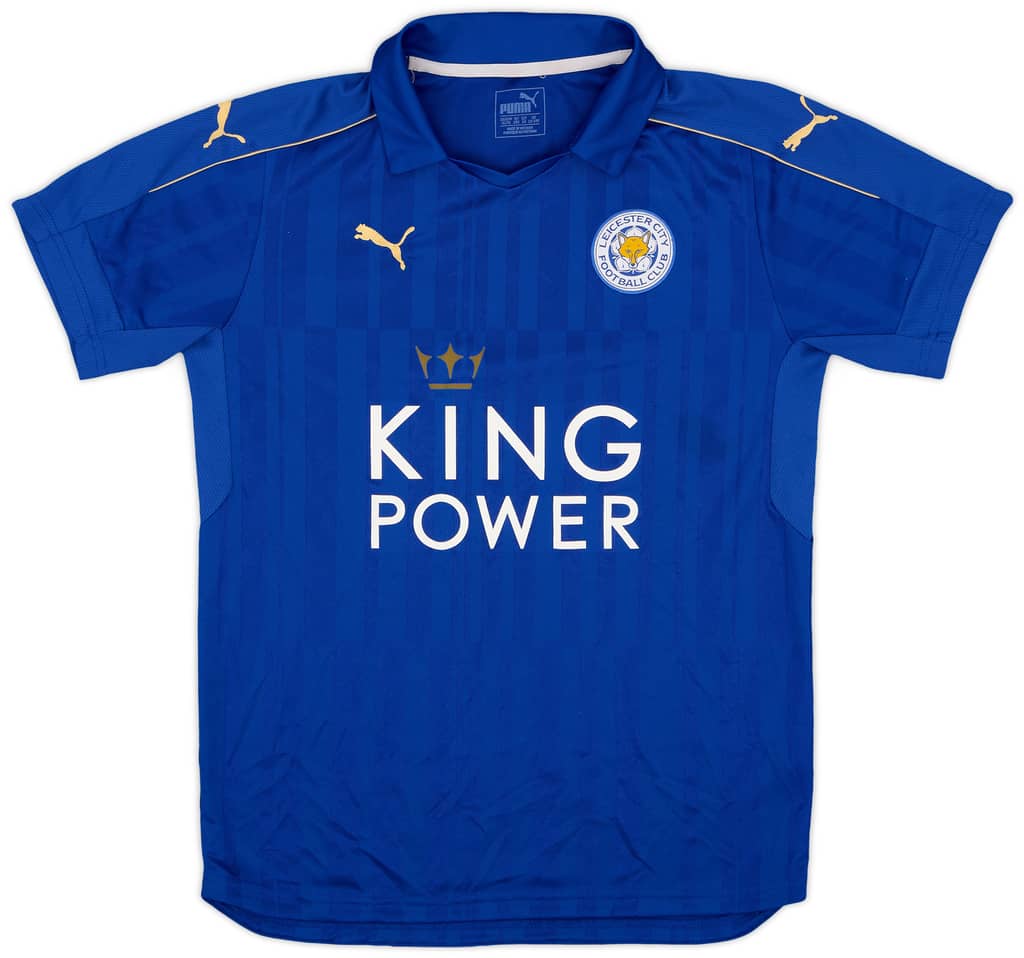 2016-17 Leicester Home Shirt - 8/10 - (XL.Boys)