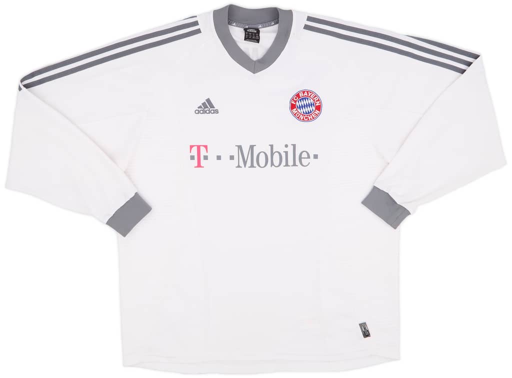 2002-03 Bayern Munich Away L/S Shirt Ballack #13 - 9/10 - (XL)