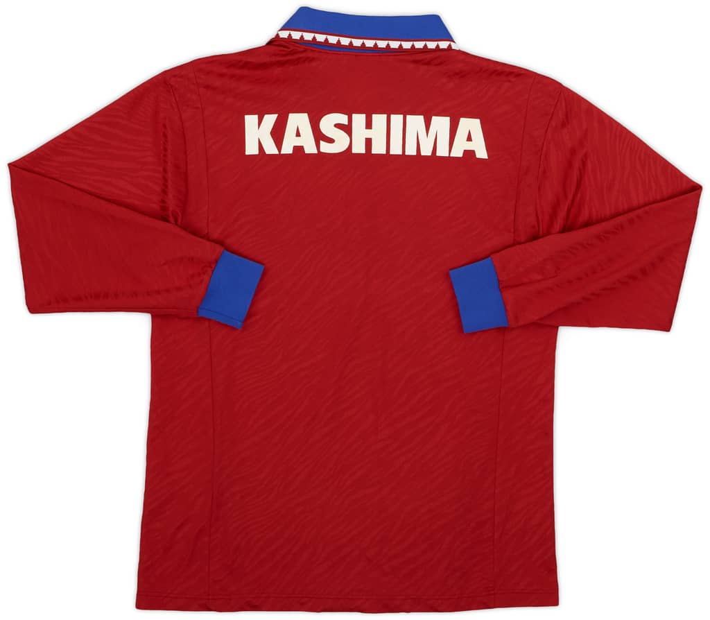 1992 Kashima Antlers Home L/S Shirt - 8/10 - (L)