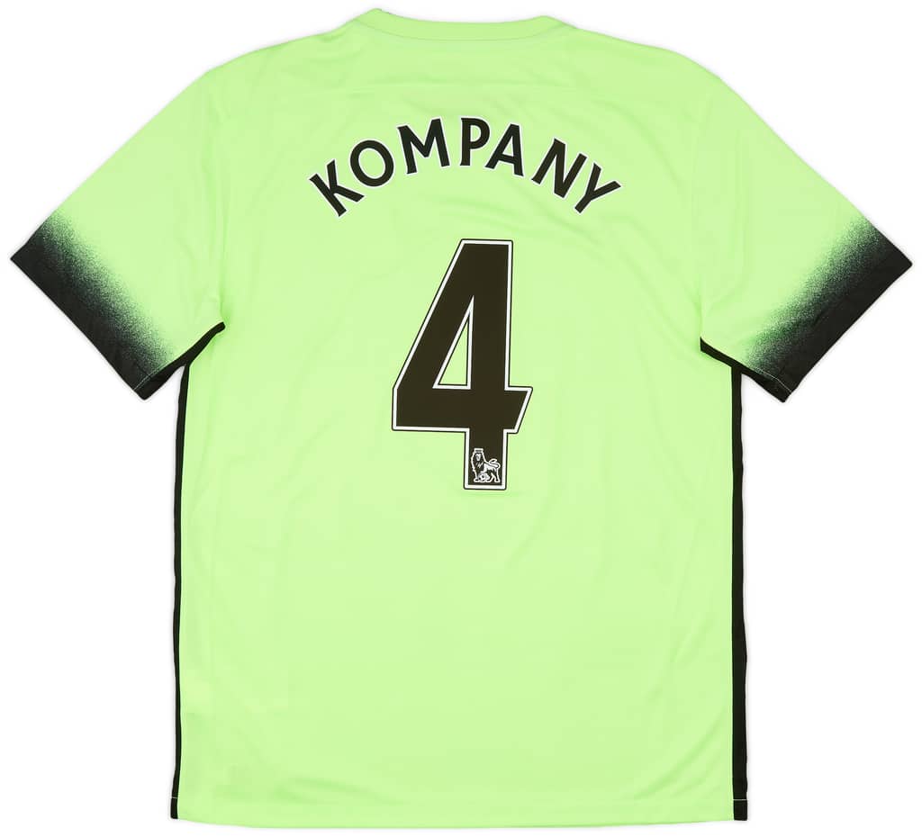 2015-16 Manchester City Third Shirt Kompany #4 (M)