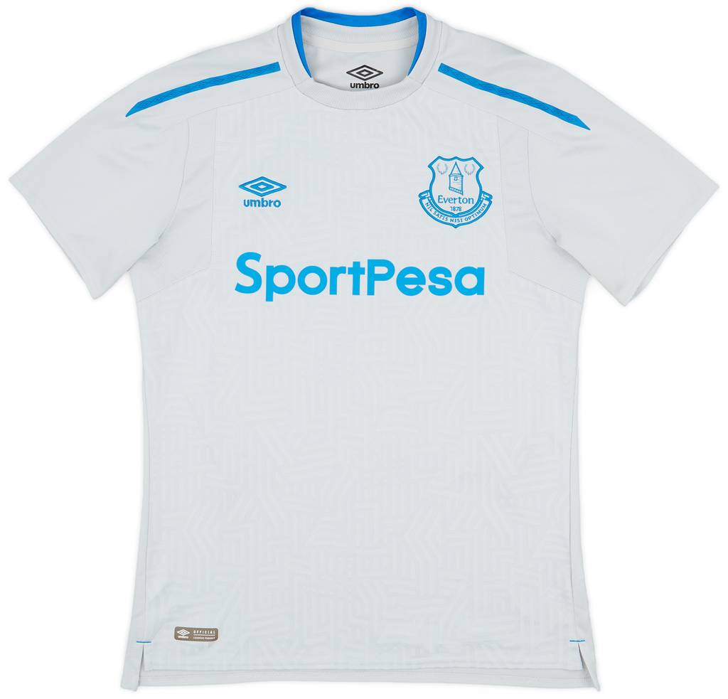 2017-18 Everton Away Shirt Baines #3 - 10/10 - (M)