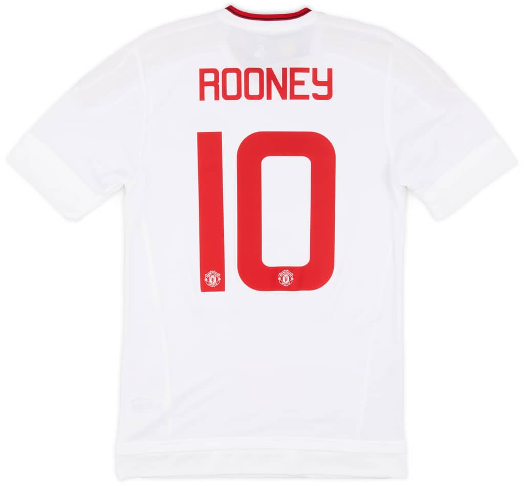 2015-16 Manchester United Player Issue Away Shirt Rooney #10 (S/M)