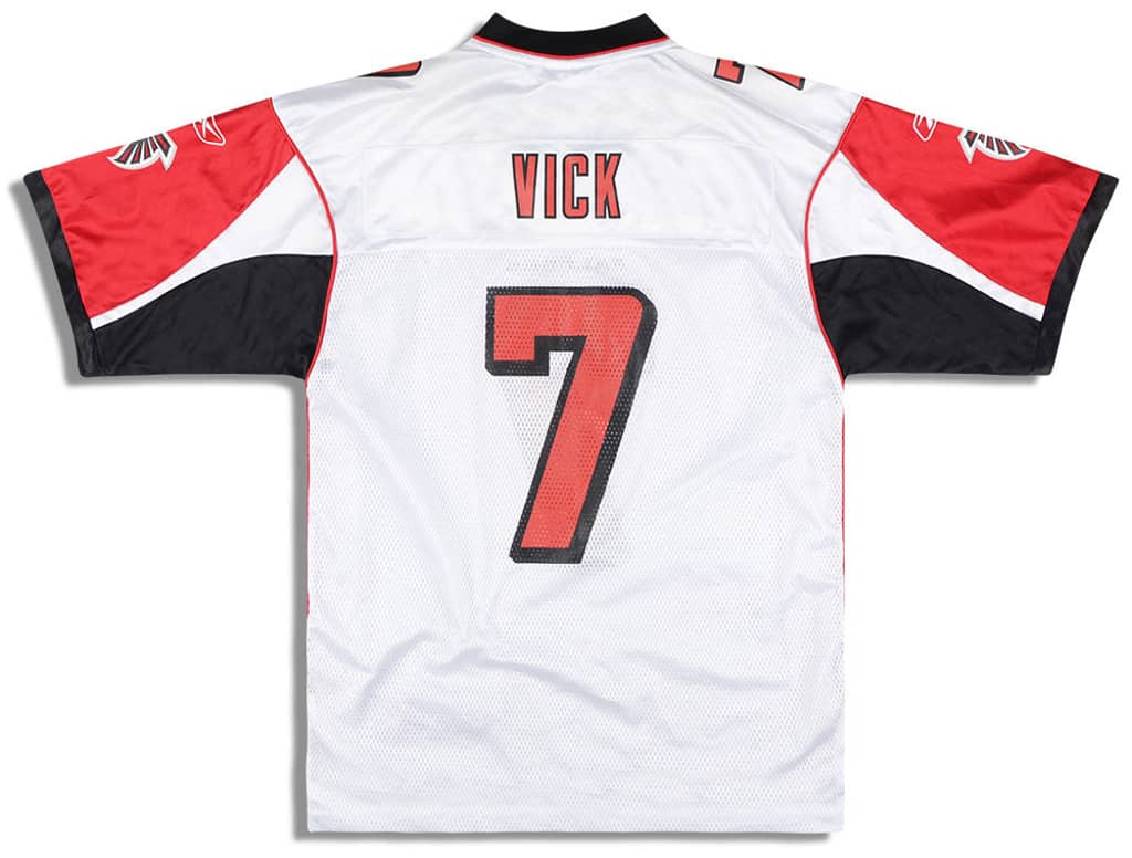 2005-06 Atlanta Falcons Vick #7 Reebok On Field Jersey (Away) XL