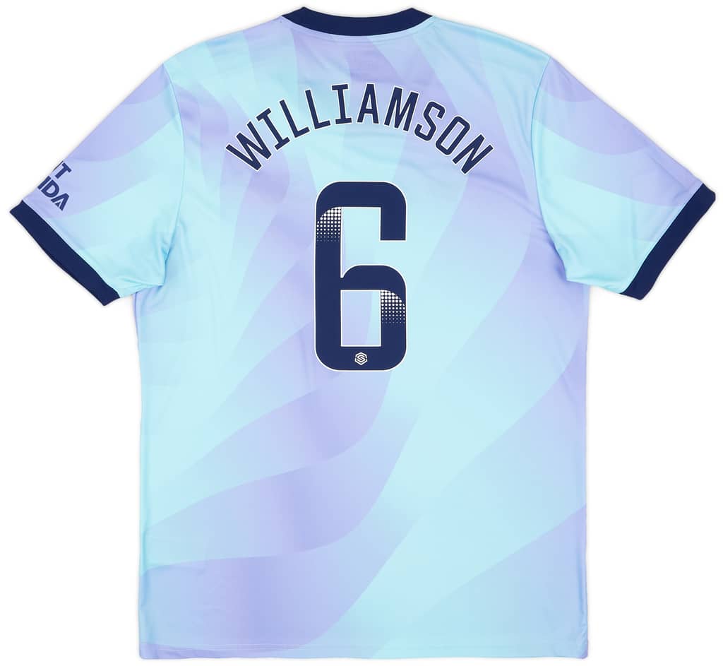 2024-25 Arsenal Women's Third Shirt Williamson #6 (Unisex Fit)