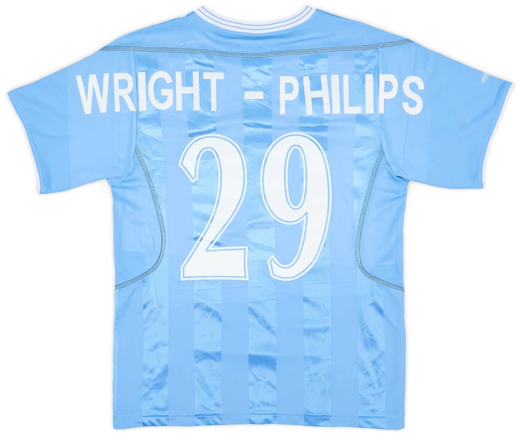 2003-04 Manchester City Home Shirt Wright-Philips #29 - 6/10 - (XL.Boys)