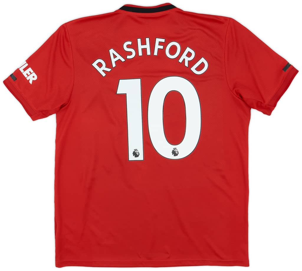 2019-20 Manchester United Home Shirt Rashford #10 - 5/10 - (L)