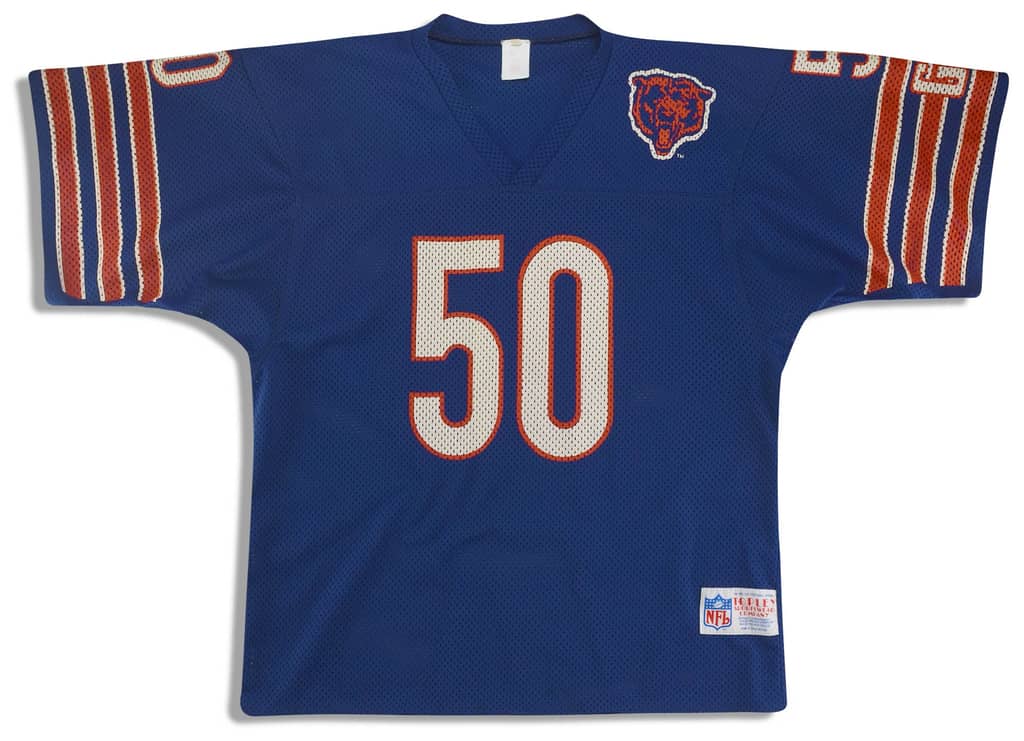 1990 Chicago Bears Singletary #50 Topley Sportswear Jersey (Home) L
