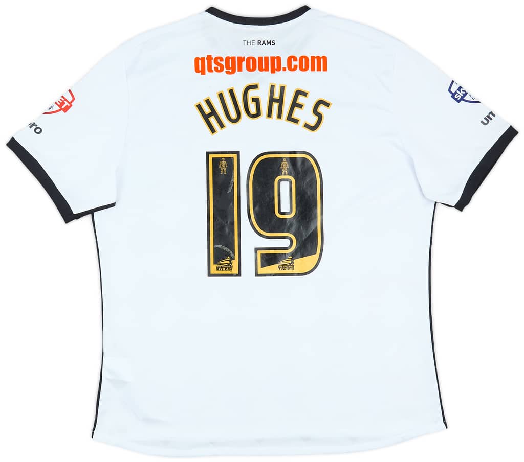2015-16 Derby County Home Shirt Hughes #19 - 7/10 - (XXL)