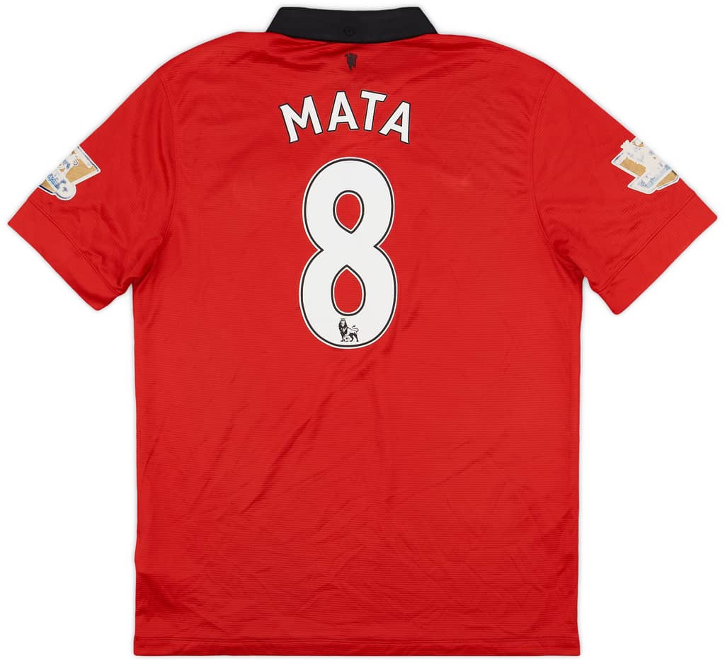 2013-14 Manchester United Home Shirt Mata #8 - 6/10 - (L)