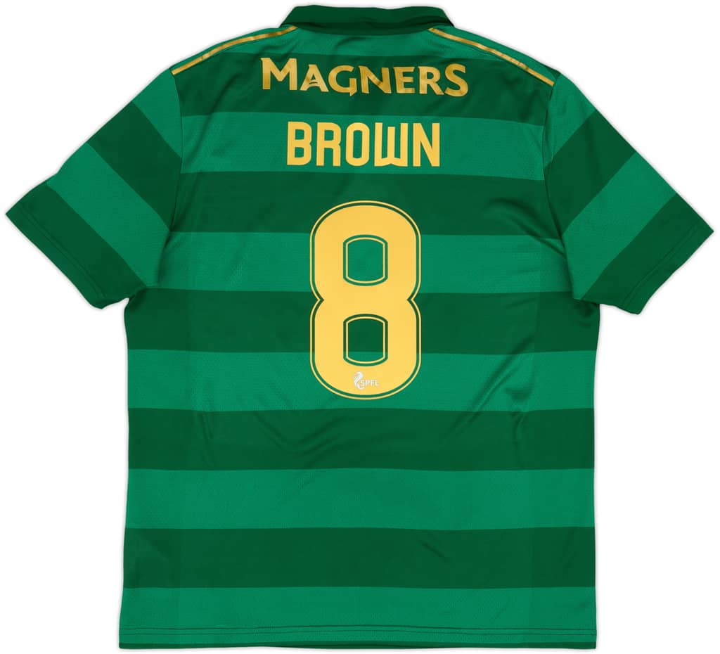 2017-18 Celtic 'Lisbon Lions 50th Anniversary' Away Shirt Brown #8